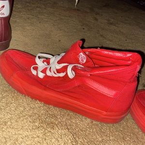 Red Vans Size 11 Men’s